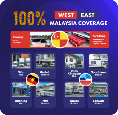 100% Malaysia Coverage